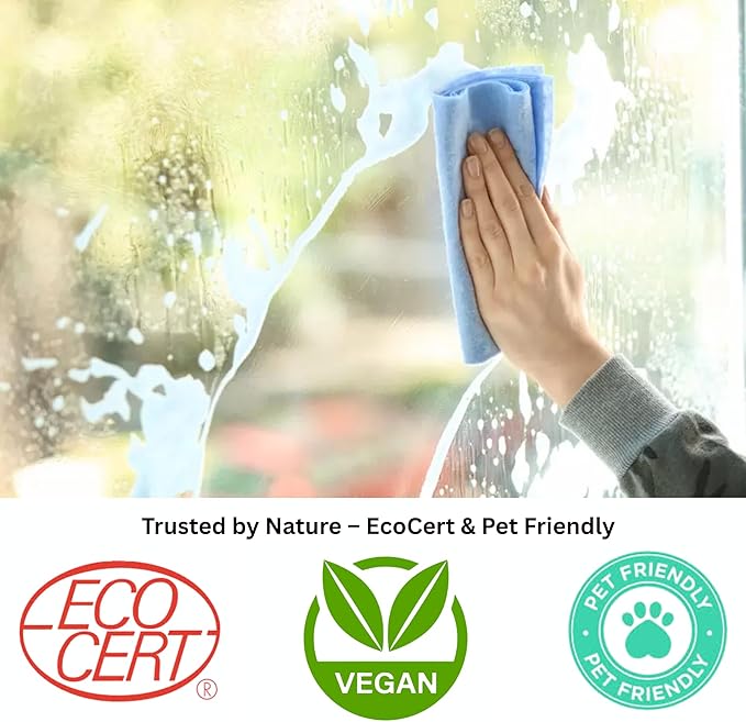 All Purpose Cleaner Tablets – Ecocert Certified & Pet Friendly – Multipurpose Cleaner for Kitchen, Bathroom, Glass & Stain Removal – Concentrated Lemon Scent - 4 Pack Makes 3 Liters