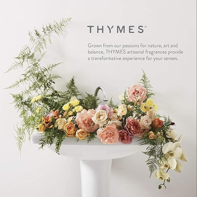 Thymes Countertop Spray - Counter Cleaner Spray - Household Cleaning Supplies (Fresh-Cut Basil, 16.5 fl oz) (Pack of 2)