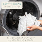 May Bright Reusable Paper Towels 2-Ply Washable Roll - Cloth Paper Towel Replacement - 15 Sheets of Paperless Paper Towels and Reusable Napkins With Greater Absorbency - Zero Waste