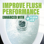 Green Gobbler Toilet Clog Defense - Coats Pipes to PREVENT Toilet Clogs and Improves Flush Performance - Safe for Septic - Great for Old Plumbing, Low & Slow Flow Toilets, 5 Treatments, 60 oz