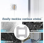 Cleaning Rag for Ecovacs Winbot W2 Omni, W1 Pro, W1 Window Vacuum Cleaner Robot, Washable and Reusable W2 Omni Mop Cloth W1 Mop Pad Accessories 9 Pcs