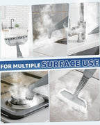 Pressurized Deep Cleaning Handheld Steam Cleaner for Home, Multi-Purpose Natural Steamer with 10 PCS Accessories for Kitchen, Car Detailing, Furniture, Bathroom, Floor, Tile and Grout