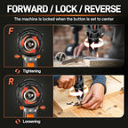 COMOWARE Cordless Drill Set, 20V Electric Power Drill Set,1 Battery & Charger, 3/8" Keyless Chuck, 2 Variable Speed, 266 In-lb Torque, 25+1 Position, Orange