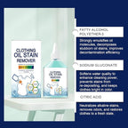 Oil and Stain Remover for Clothes, 8 FL OZ, Gentle Fabric Cleaner, Quick and Easy Grease Removal, Fabric Stain Remover For Cooking, Engine, Dried Oil And Grease Stains, Safe for All Fabric Types
