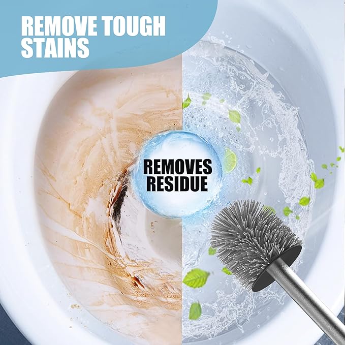 Natural Toilet Bowl Cleaner Strips | Eco Friendly and Septic Safe | Removes Stains, Odors, and Grime | Non Toxic Foaming Toilet Cleaning Sheets | 72 Count