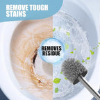 Natural Toilet Bowl Cleaner Strips | Eco Friendly and Septic Safe | Removes Stains, Odors, and Grime | Non Toxic Foaming Toilet Cleaning Sheets | 72 Count