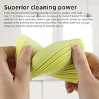 6 PCS Damp Duster Sponge, Magic Sponge Eraser, Reusable Household Cleaning Sponge Tool for Cleaning Dishes, Blinds, Glass, Baseboards, Vents,Glass, Railings, Mirrors