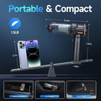 Portable Cordless Mini Car Vacuum Cleaner 16KPa - 80000RPM Brushless Motor Handheld 4-in-1 Compressed Air Duster & Air Blower & Pump Hand Held Vacuum for Car, Home, Office, Camping, Pet