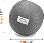 Full Circle Loads of Fun Anti-Static Dryer Balls, Set of 3 – Quiet, Scent-Free and Hypoallergenic Reusable Fabric Softener Laundry Balls – Non Toxic and Vegan, Gray 3 Count