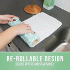 Reusable Paper Towels - Pack of Paperless & Washable Towels, 100% Cotton, Highly Absorbent, and Built to Last, Kitchen Dish Cloth Alternative (Pastels, 15 Pieces)
