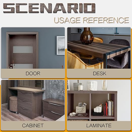 GSCIT Club Walnut Edge Banding, 1 inch x 25ft roll of Veneer Edge Banding Preglued Flexible, Real Wood Tape Banding