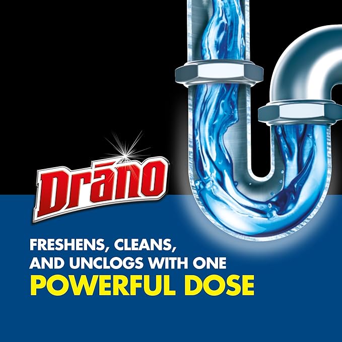 Drano Dual-Force Foamer Clog Remover, 17 oz (Pack of 5)