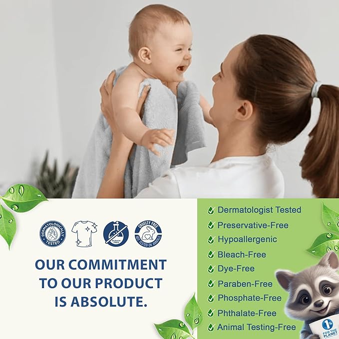 MorningRain Eco-Safe Laundry Detergent Sheets - Ingredients from Finland, Natural Scent, Bio-Enzyme Formula, Power Clean, 5 Sheets (Up to 10 Loads) - Non-Toxic, Preservative-Free, Designed in USA
