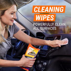 Armor All Car Wash and Cleaner Kit, Includes Cleaning Wipes for Car Interior, Cleaner Concentrate, Car Air Freshener, Microfiber Towels (8 Piece Kit)