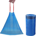 Fiaze Drawstring Trash Bags, 6 Gallon, 200 Counts (Blue)