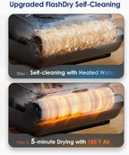 Tineco Floor ONE i6 Stretch Wet Dry Vacuum Cleaner, Vacuum & Mop All in One, 20kpa Powerful Suction, Up to 40 Minutes Runtime, 180° Lay-Flat, Anti-Tangle Design, Full-Path Self-Cleaning&185℉ Flashdry