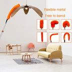 Buyplus 26FT Reach Dusting Kit, Long Duster with 5-20FT Extension Pole for High Ceilings, Cobweb Duster, Microfiber Duster, Window Squeegee, Extendable Duster Cleaning Kit