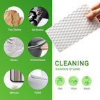 Magic Sponge Eraser Sheets- Garvonti 60 Pack Melamine Foam Sheet in Bulk, Convex Point Heavy Duty Melamine Eraser, Thickened Disposable Melamine Foam Cleaning Eraser Pads