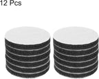 HARFINGTON 12pcs Scrubber Scouring Pads 1200 Grits 4 Inch Drill Power Brush Hoop and Loop Surface Conditioning Disc Drill Scuffing Disc Scrub Pads for Home Kitchen Cleaning, Light Grey