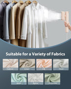 Smart Steam irons Handheld Steamer for Clothes – Global Voltage Adaptation, Palm-Sized & Lightweight (0.8lb), Dual Steam Modes, Easy Wrinkle Remover, Auto Shut-Off, for Travel & Home