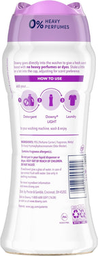 Downy Light Laundry Scent Booster Beads, White Lavender Scent, 12.2 OZ, In-wash fabric beads designed to be gentle with a light boost of scent, No Heavy Perfumes