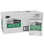 BEER CLEAN 990224 Low Suds Glass Cleaner, Restaurant Barware & Glassware Cleaner for Auto Brush, Powder Packets, 0.5-Ounce (Pack of 100)