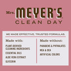 MRS. MEYER'S CLEAN DAY Liquid Dish Soap, Rosemary Scent, 16 ounce (Pack of 6)
