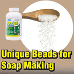 ComStar Pure Lye | 99% Pure Sodium Hydroxide Beads | Eco-Friendly, Industrial Strength, Biodegradable Drain Opener | Safe on Fixtures | Static-Free, Unique Beads for Soap Making | 2 lb. (30-504)