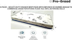 4.5" x 10" Heavy Duty Mop Floor Cleaning Eraser Pads Infused with Scouring Nuggets 10x Durability Commercial Grade Floor Baseboard Walls, Compare to Magic Eraser – Doodlebug Pad, 5 Pack