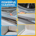 Mold Stain Cleaner, 8 Floz Washing Machine Cleaner Gel with Brush, Household All-Purpose Cleaner Highly Effective in Penetrating for Grout, Fridge, Bathroom, Shower, Front Load Washer, Tile Bathtub