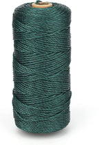 jijAcraft 426 Feet Green Nylon Twine, #36 Mason Nylon String Line, 100% Nylon Brick Line String, Durable Twisted Construction String Building Line for Masonry, Climbing Plants, Gardening, Crafting