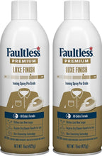 Faultless Premium Luxe Ironing Spray (15 Oz, 2 Pack) - Professional Iron Spray to Starch Clothes & Fabric - Reduce Ironing Time with No Flaking, Sticking or Clogging