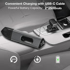 NEXPOW Handheld Car Vacuum Cleaner High Power with Dual Filter,8000PA Compact Handheld Vacuum Cleaner,Hand held Vacuum Cordless Rechargeable for Car Interior Care in Gray Aluminum Alloy