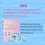 24-Pack Washing Machine Cleaner Tablets HE Front Load and Top Load Compatible Descaler Pods for Laundry Tub, Drum and Gasket Septic Safe, Fresh Scent (1-Year Supply)