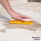 Scrub Brush - Stiff Bristle Brush for Deep Cleaning, Nylon Brush with Hard Bristle, Utility Hand Brush for Indoor and Outdoor, Wooden Scrubbing Brush, Hard Brush Heavy Duty Boot Hand Scrubber