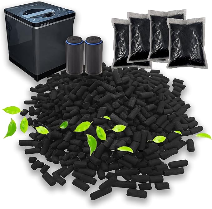 4 Pack Odor Absorbing Filter Refills for Vitamix FC-50-SP Foodcycler Smart Waste Composter, Replacement Activated Charcoal Filters Compatible with Vitamix Electric Compost Bin