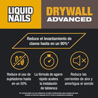 Liquid Nails Drywall Advanced 28 oz. Off-White Latex-Based Interior Drywall Adhesive, 12 Pack