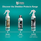 Shieldon Protects WOW cleaning spray for Composite and Conglomerate Sinks - Granite Composite Cleaner for Discoloration and Stains - Silgranit, Fragranit and Blanco - 250ml