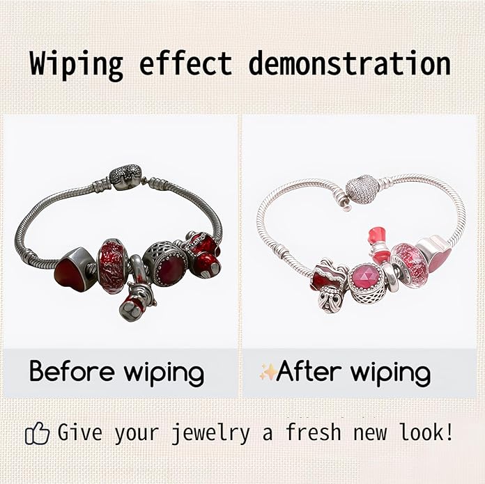 3 Piece Fine Jewelry Polishing Cloths Sterling Silver, Gold, Platinum Double Sided Jewelry Cleaner - Keeps It Shining1