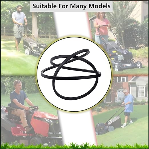 754-0434 954-0434 Lawn Mower Drive Belt for MTD Cub Cadet RT60 RT65 RTS50 RT65E RT65ES RT65H FT24 Garden Tillers, 2009 and Newer, Replaces 754 0434 954 0434