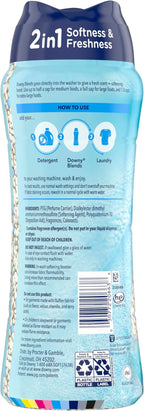 Downy Blends In Wash Laundry Scent Booster Beads, Meadow Rain Scent, 24.5 OZ, Fabric Softener Beads And Freshness
