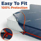 Queen Size Mattress Bag for Moving and Storage - Opaque with Zip