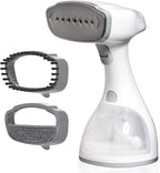 Portable steamer for clothes - 1500W & 10 oz incl. ironing glove & attachments I Clothing steamer handheld I Travel garment steamers Plancha a vapor para ropa Planchas de vaporizador Fabric