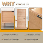 GSCIT Club Red Oak Edge Banding, 1 1/2 inch x 50ft roll of Veneer Edge Banding Preglued Flexible, Real Wood Tape Banding