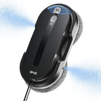 BNZ Smart Window Cleaning Robot, Twin Turbo & Dual Auto-Spray Window Cleaner with Multiple Safety System, AI Path Planning, Frameless Edge Detection, K1, Matt Black