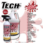 TECH Multi-Purpose Stain Remover | For Carpet, Clothes, Baby, Furniture, Pet, Upholstery, Laundry, Rug Stains | Red Wine, Blood, Coffee, Armpit Stain Remover All-In-One Solution | (8 ounce Bottle)