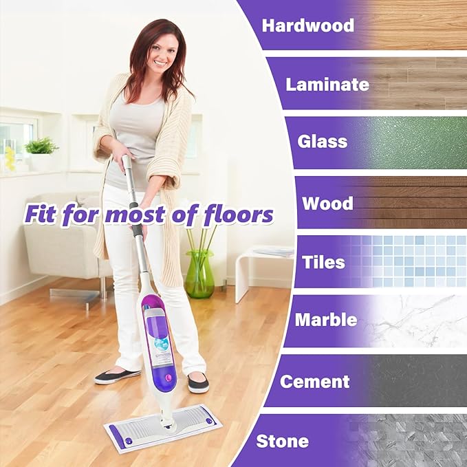 Mop Pads Refills for Swiffer Power Mop: 20 Pcs Wet Dry Disposable Pad for Multi-Surface Floor Cleaning - Mopping Replacement for Tile Hardwood - Sweeping Cloths for Home Kichen