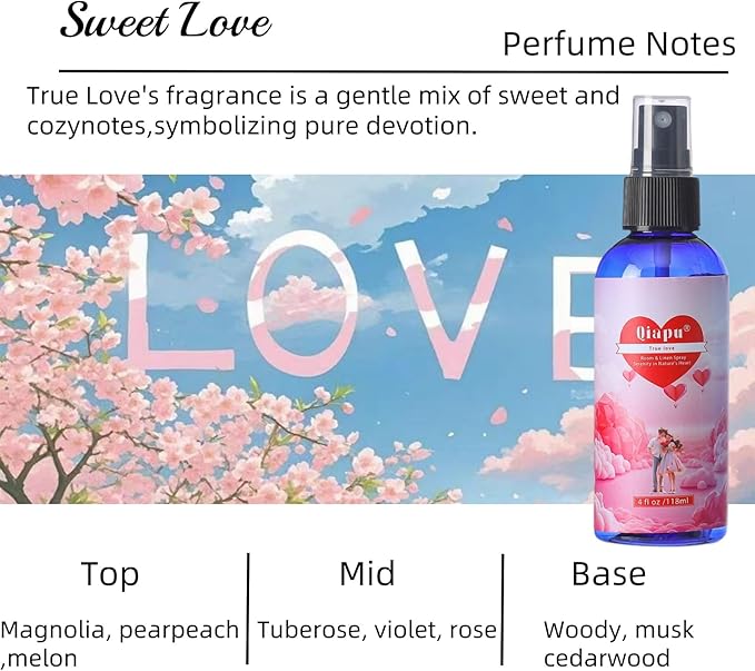 Natural Bedroom Linen Spray Scented Room Mist with Plant Extracts Long Lasting Freshness for Sheets, Pillows & Curtains – 4oz（4Bottle）