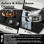 Steam Cleaner for Home, 2500W Portable Handheld Steamer for Cleaning, Large Capacity Tank Pressurized Steam Cleaning Machine for Car, Bathroom, Kitchen, Furniture, Grout, Floor, Tile