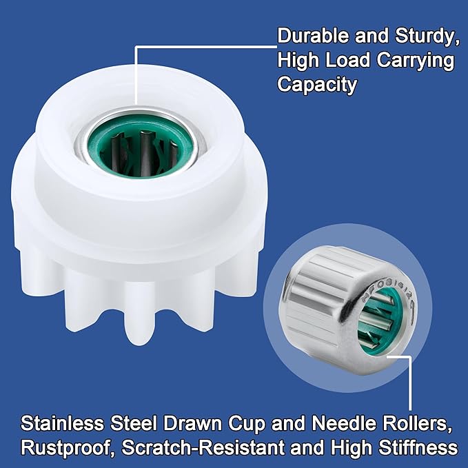 2 Pcs Spin Mop Bucket Replacement Gear Compatible with Ocedar Mop Bucket Pedal Only One Way Bearing Repair Parts